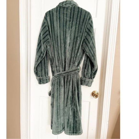 Men's Lands' End Super Soft Fleece Robe Sz M - Picture 4 of 7